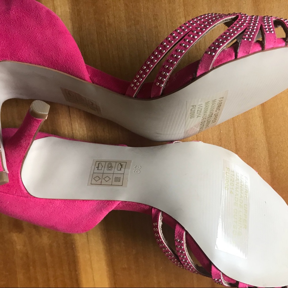 Pink open toe shoes - Picture 6 of 8